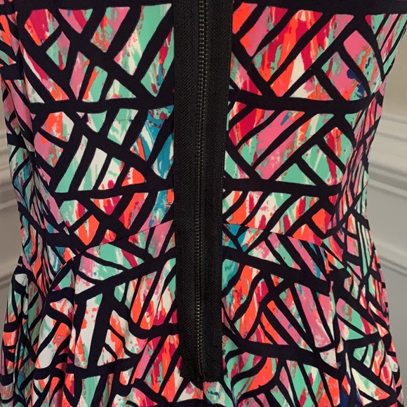 BeBop Fit and Flare Racerback Multi-Colored Dress - Picture 7 of 7